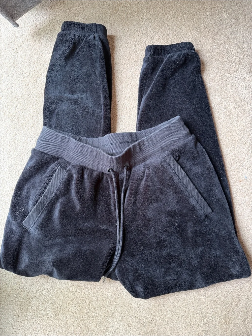 Athleta Black Double Cozy Karma Recover Jogger Size S